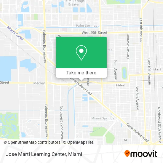 Jose Marti Learning Center map
