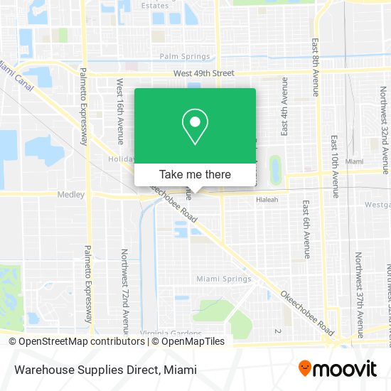 Warehouse Supplies Direct map