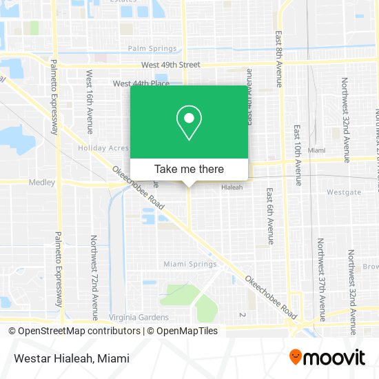 Westar Hialeah map