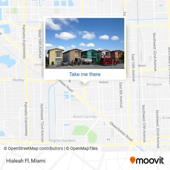 Hialeah Fl map