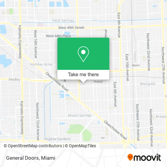 Mapa de General Doors