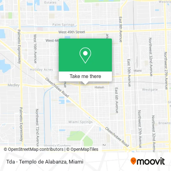 Mapa de Tda - Templo de Alabanza