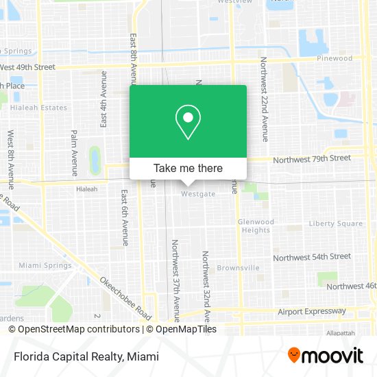 Florida Capital Realty map