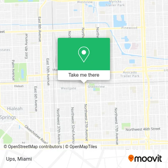 Ups map