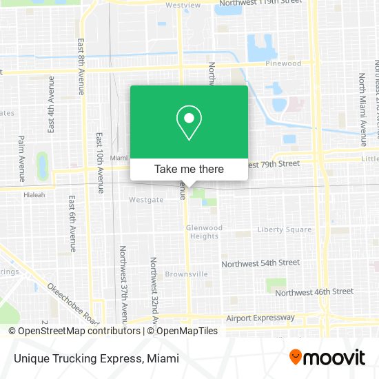 Mapa de Unique Trucking Express