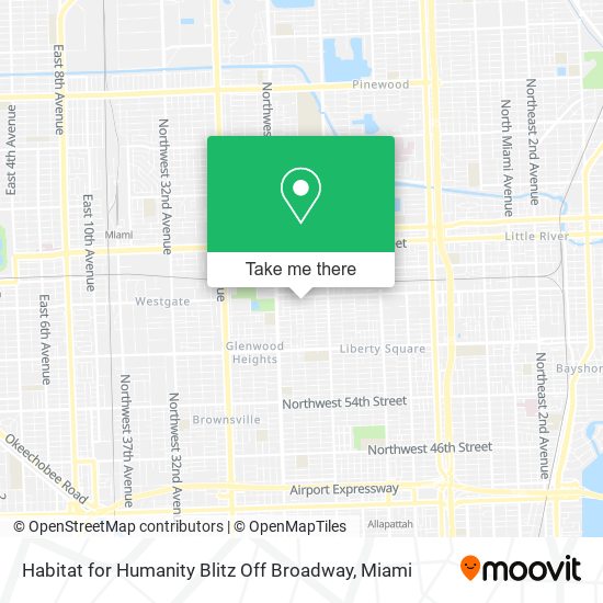 Mapa de Habitat for Humanity Blitz Off Broadway