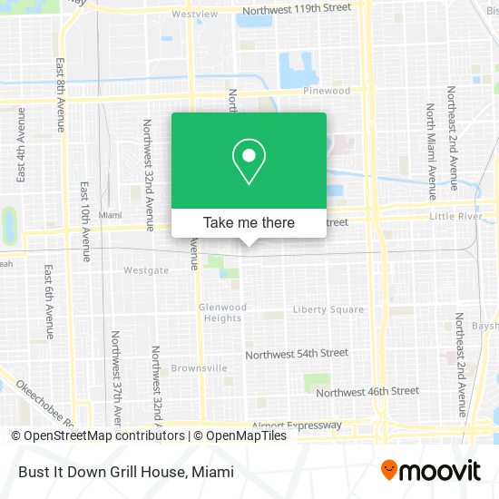 Bust It Down Grill House map