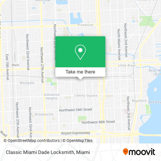 Mapa de Classic Miami Dade Locksmith