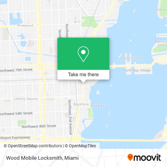 Mapa de Wood Mobile Locksmith