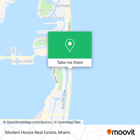 Modern House Real Estate map