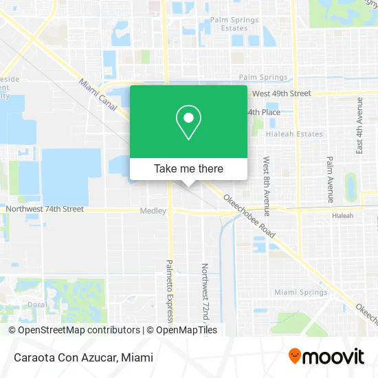 Caraota Con Azucar map