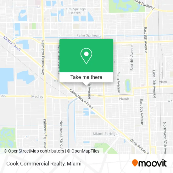 Cook Commercial Realty map
