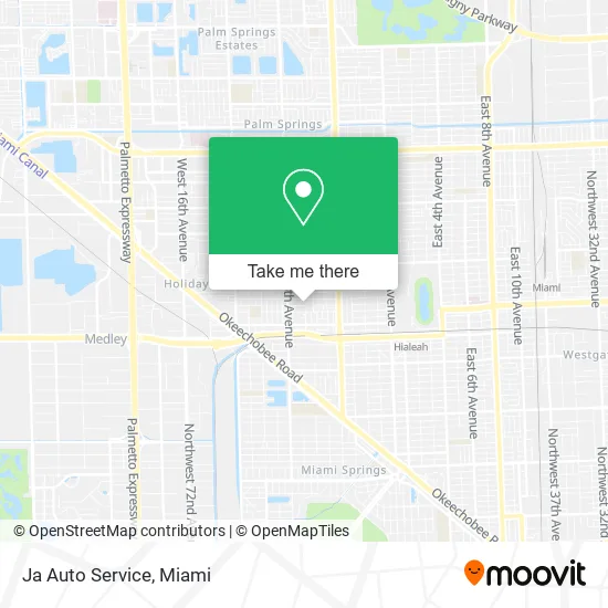 Ja Auto Service map