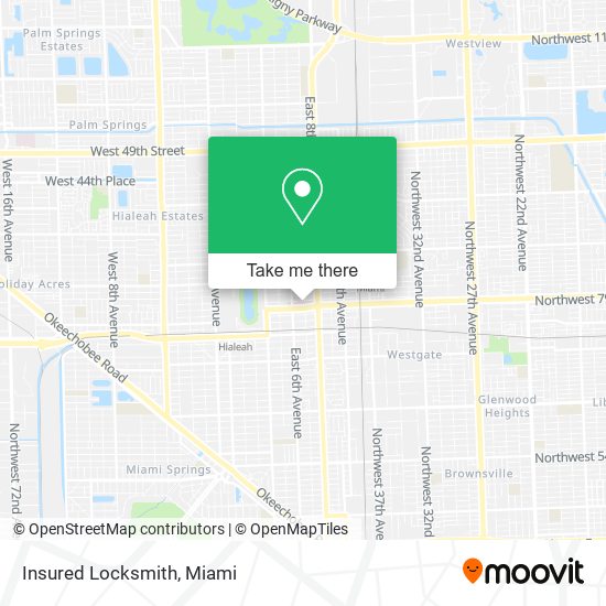 Insured Locksmith map