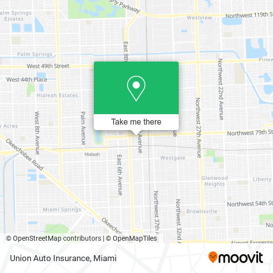 Union Auto Insurance map