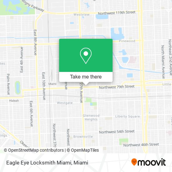 Eagle Eye Locksmith Miami map
