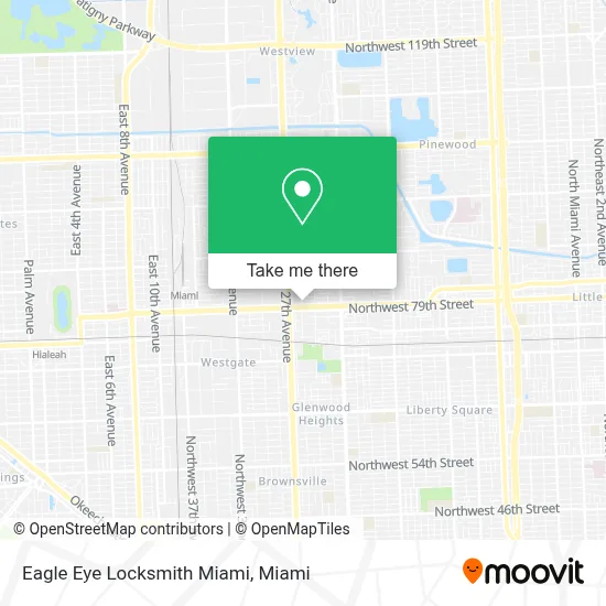 Eagle Eye Locksmith Miami map