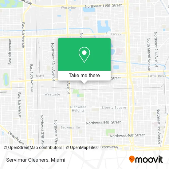 Servimar Cleaners map