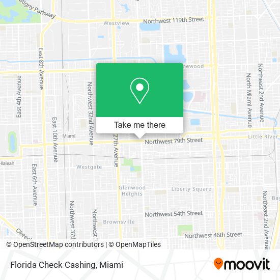 Florida Check Cashing map