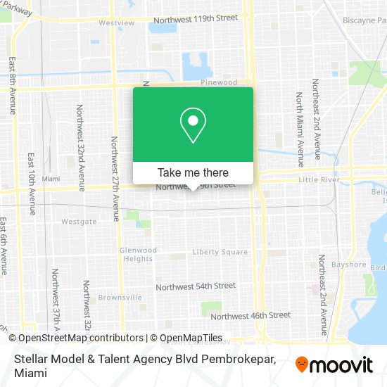 Mapa de Stellar Model & Talent Agency Blvd Pembrokepar