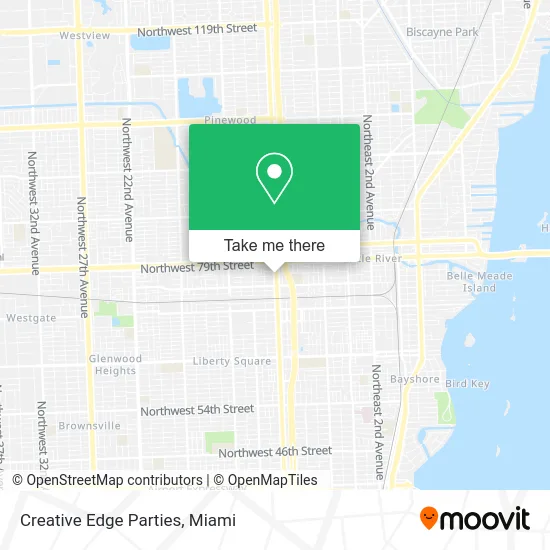 Creative Edge Parties map