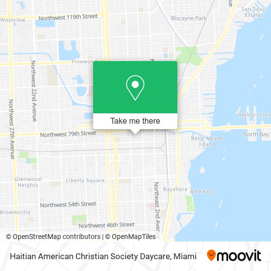 Mapa de Haitian American Christian Society Daycare