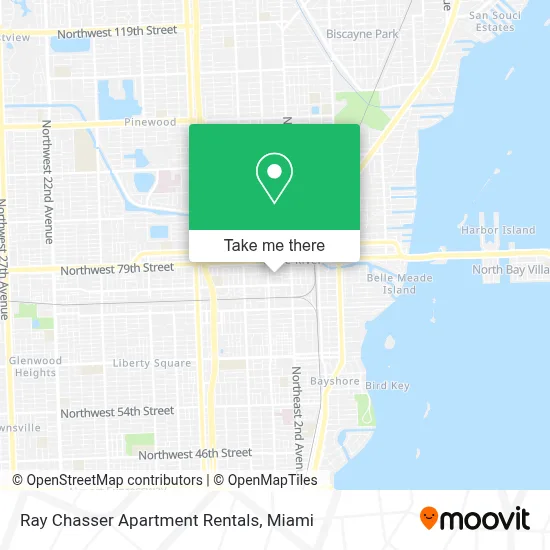 Ray Chasser Apartment Rentals map