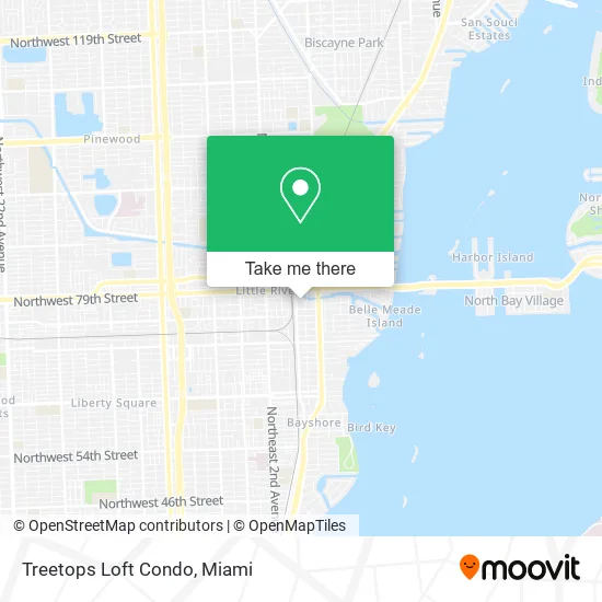Treetops Loft Condo map