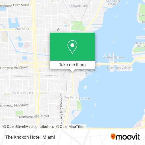 The Knoxon Hotel map