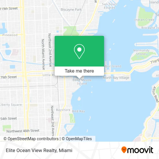 Elite Ocean View Realty map