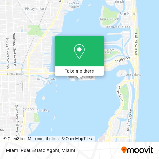 Miami Real Estate Agent map
