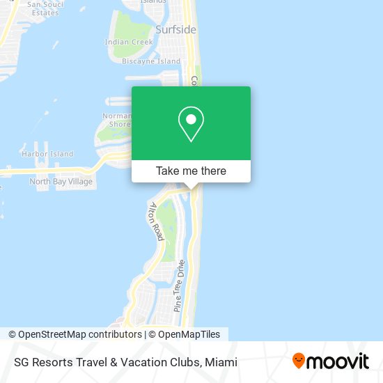 SG Resorts Travel & Vacation Clubs map