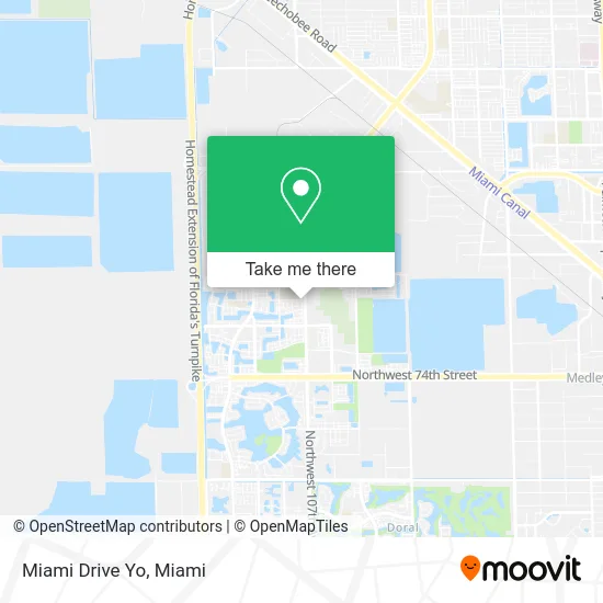 Miami Drive Yo map