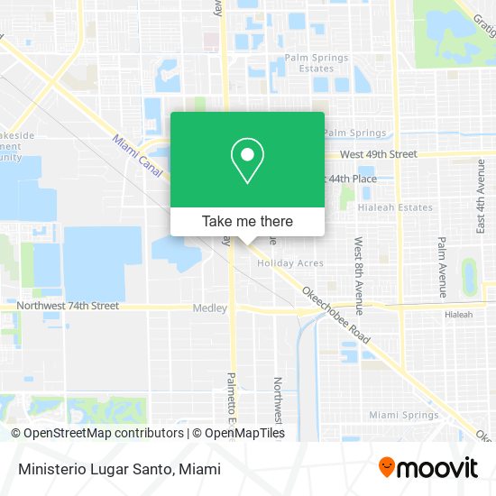 Ministerio Lugar Santo map