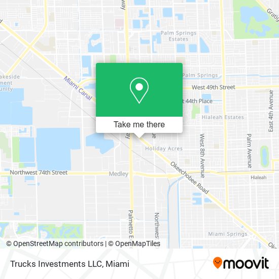 Trucks Investments LLC map