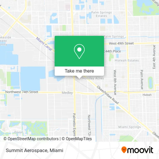 Summit Aerospace map