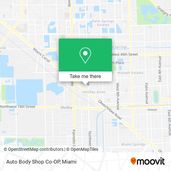 Auto Body Shop Co-OP map