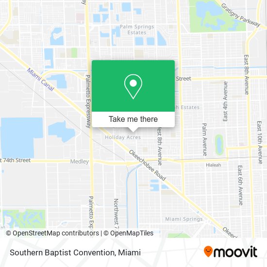 Southern Baptist Convention map