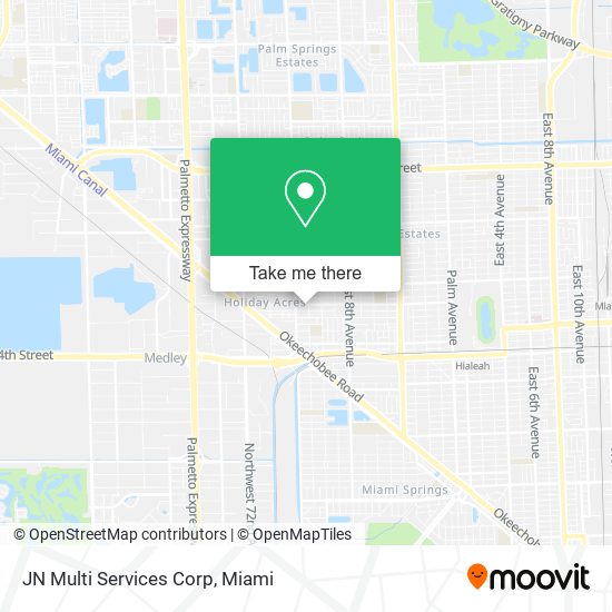 Mapa de JN Multi Services Corp