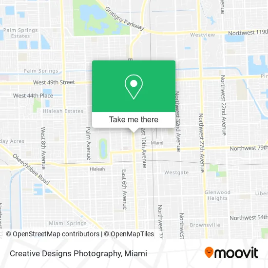 Creative Designs Photography map