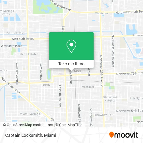 Captain Locksmith map