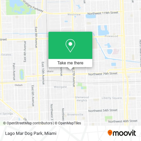 Mapa de Lago Mar Dog Park