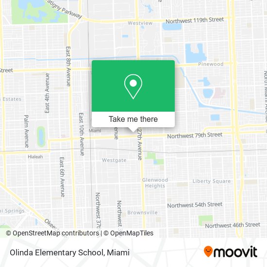 Olinda Elementary School map