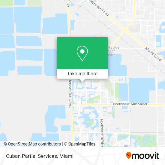 Cuban Partial Services map