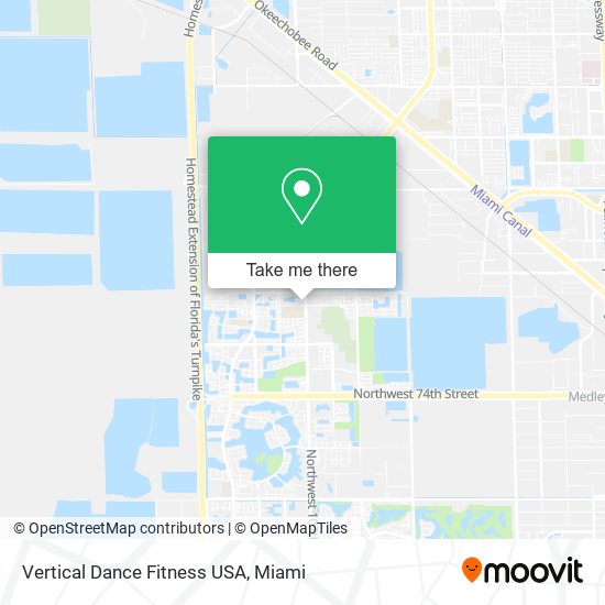 Vertical Dance Fitness USA map