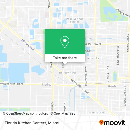 Florida Kitchen Centers map