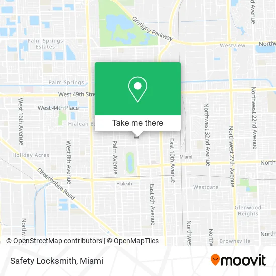 Safety Locksmith map