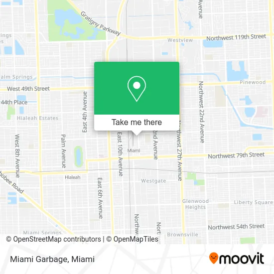 Miami Garbage map
