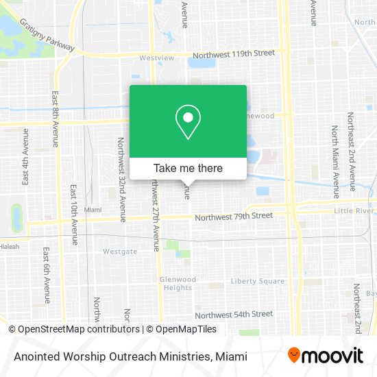 Mapa de Anointed Worship Outreach Ministries