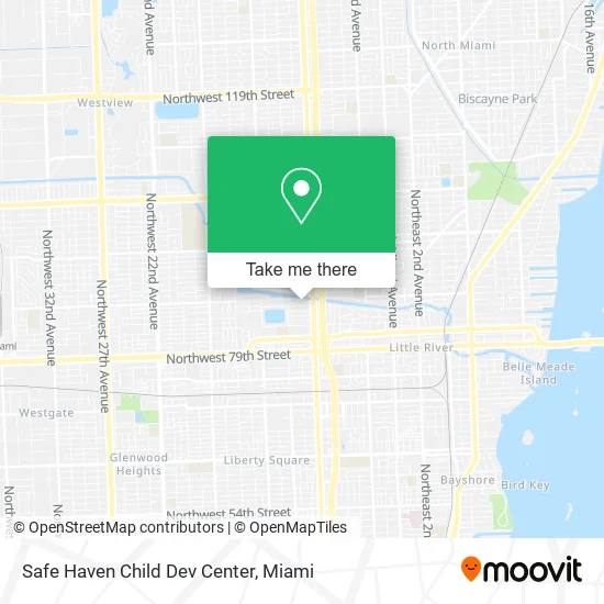 Safe Haven Child Dev Center map